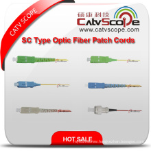 High Quality Sc Type Optic Fiber Patch Cords